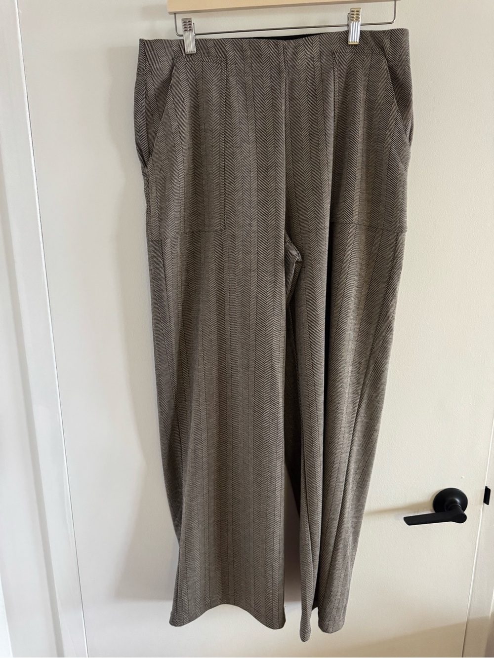 Women’s Tailored Gray Dress Pants - Classic Straight Fit